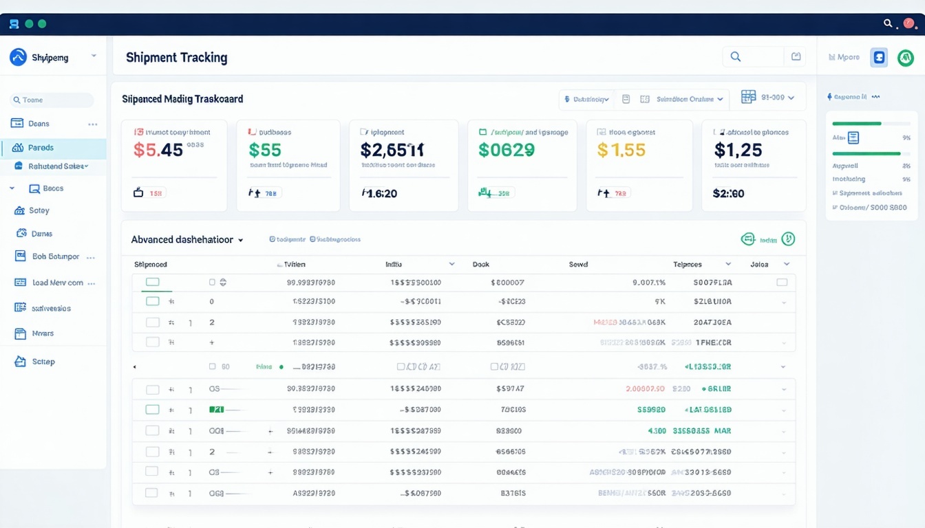 Advanced Shipment Tracking Dashboard